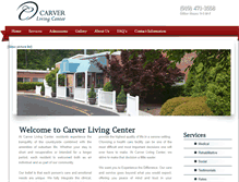Tablet Screenshot of carverlivingcenter.com